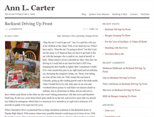 Tablet Screenshot of annlcarter.com